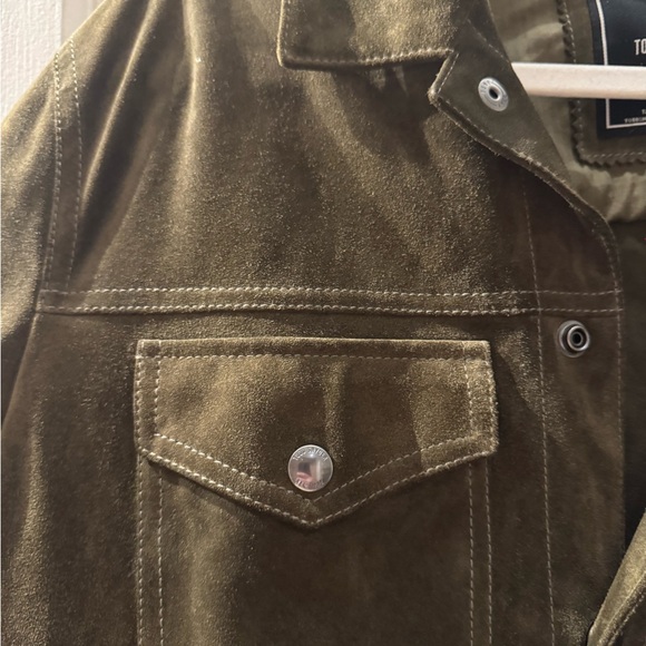 Todd Snyder Green Suede Dylan Jacket - Picture 7 of 7